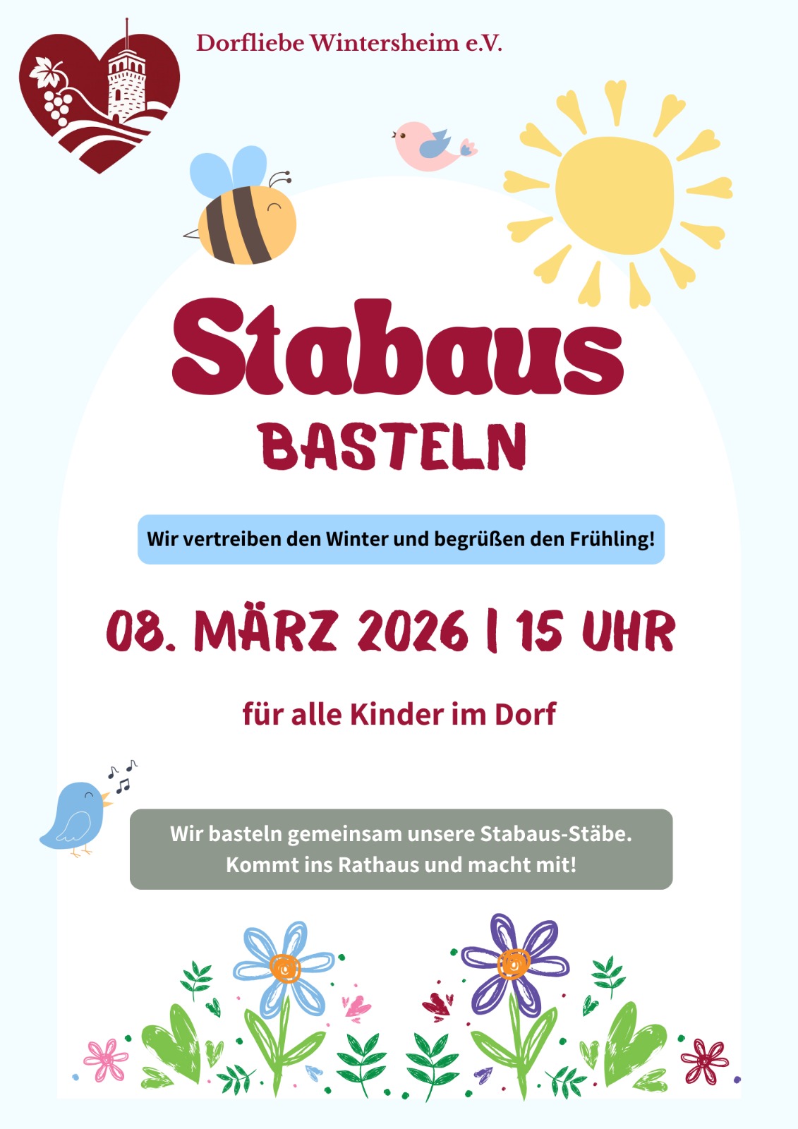 08. März 2026 - 🌿🌸 Stabaus-Basteln🌸🌿